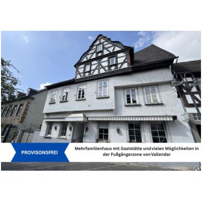 Demnächst: MFH mit Gaststätte und vielen Möglichkeiten in der Fußgängerzone von Vallendar